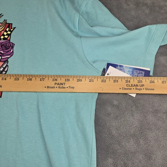 Vans One Piece Chopper Light Blue T-shirt Medium - Picture 5 of 8